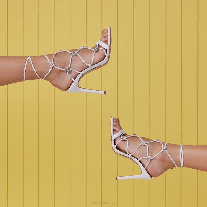 bei Schutz Sandale Kallie aus Nappaleder Weiss D60T361