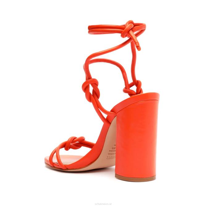 bei Schutz Sandale „Nicky Block“ aus Nappaleder Flammenorange D60T202