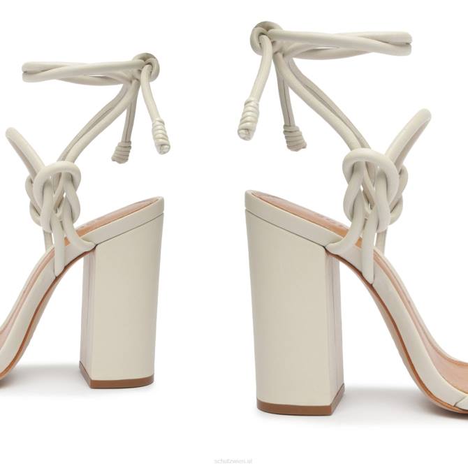 bei Schutz Sandale „Nicky Block“ aus Nappaleder Perle D60T58