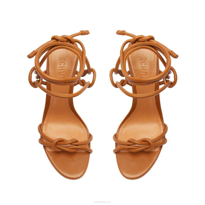 bei Schutz Sandale „Nicky Block“ aus Nappaleder neues Holz D60T57