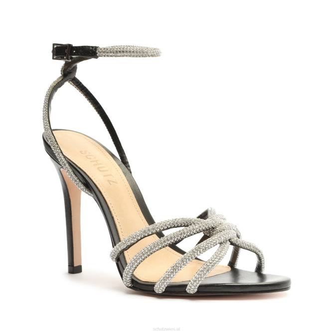 bei Schutz Sandale „Rachel Glam“ aus Nappaleder Schwarz D60T230