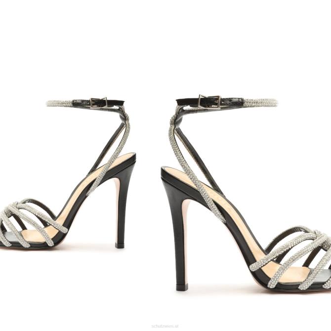 bei Schutz Sandale „Rachel Glam“ aus Nappaleder Schwarz D60T230