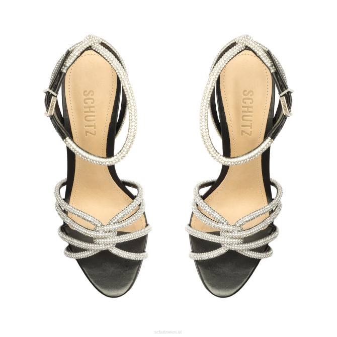 bei Schutz Sandale „Rachel Glam“ aus Nappaleder Schwarz D60T230