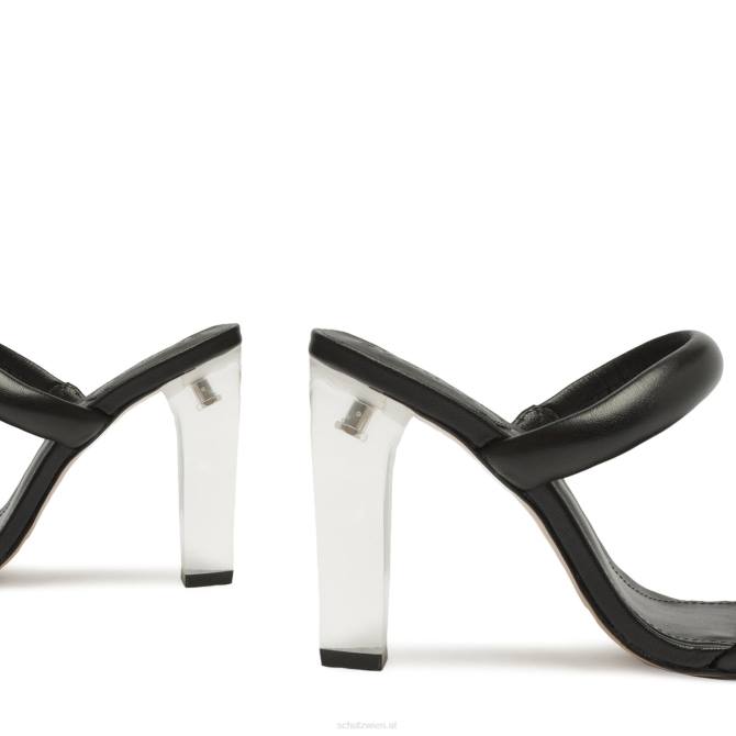 bei Schutz Sandale aus Acryl-Nappaleder von Ully Schwarz D60T8