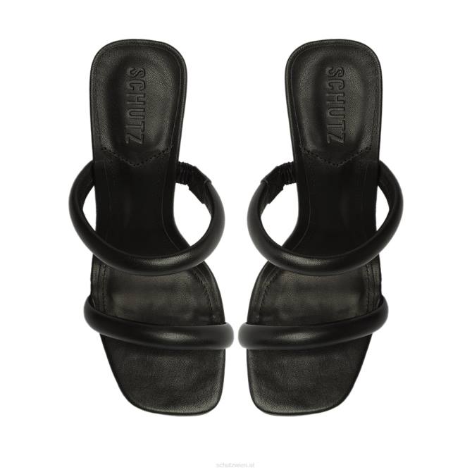 bei Schutz Sandale aus Acryl-Nappaleder von Ully Schwarz D60T8