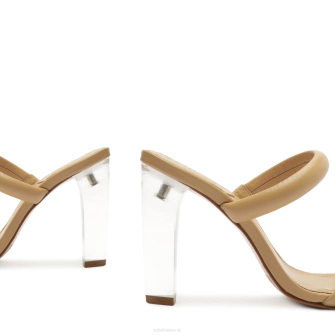 bei Schutz Sandale aus Acryl-Nappaleder von Ully hell beige D60T12