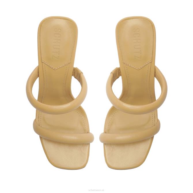 bei Schutz Sandale aus Acryl-Nappaleder von Ully hell beige D60T12