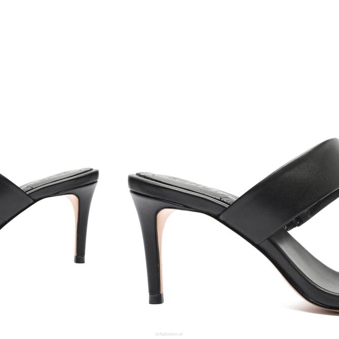 bei Schutz Sandale aus Aruana-Leder Schwarz D60T327