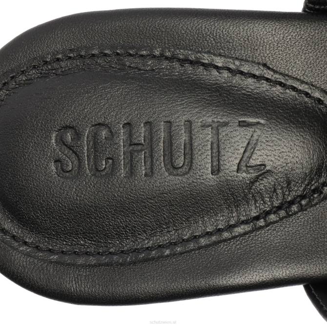 bei Schutz Sandale aus Aruana-Leder Schwarz D60T327
