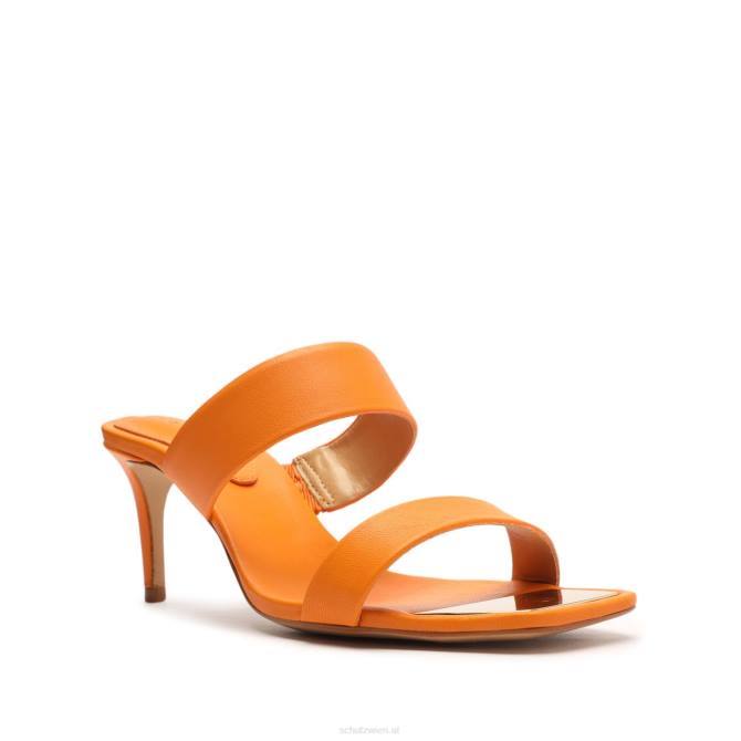 bei Schutz Sandale aus Aruana-Nappaleder helle Mandarine D60T390