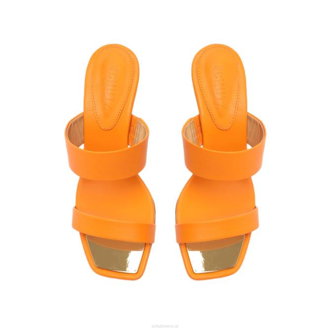 bei Schutz Sandale aus Aruana-Nappaleder helle Mandarine D60T390