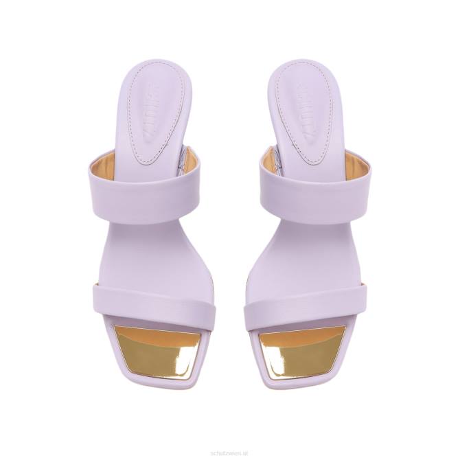 bei Schutz Sandale aus Aruana-Nappaleder rauchige Traube D60T345