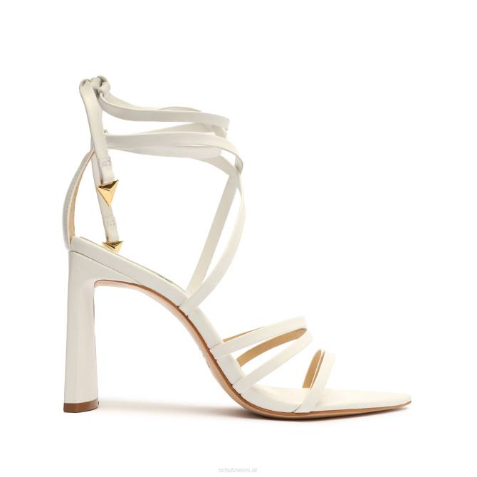 bei Schutz Sandale aus Blatt-Nappaleder Weiss D60T110