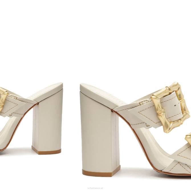 bei Schutz Sandale aus Enola-Leder Perle D60T52