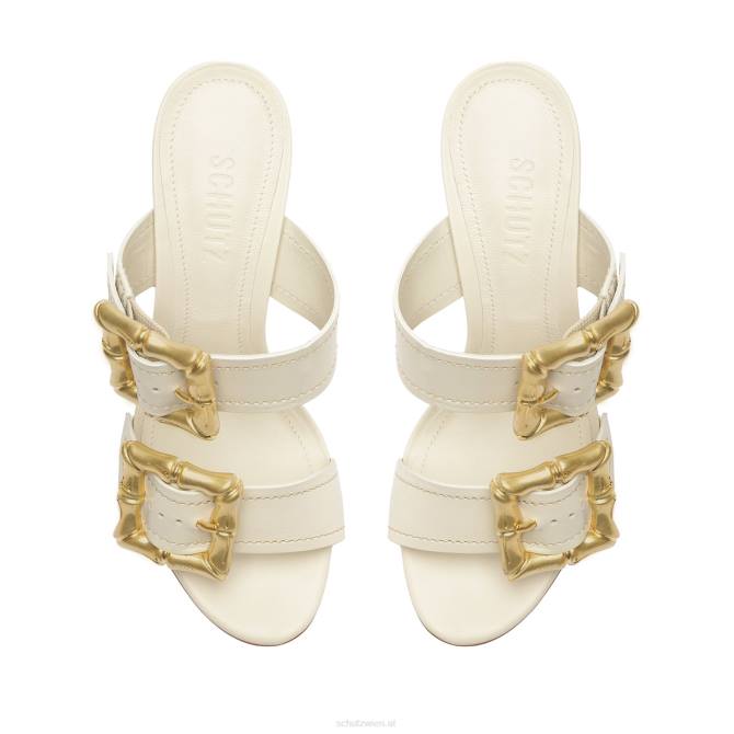 bei Schutz Sandale aus Enola-Leder Perle D60T52