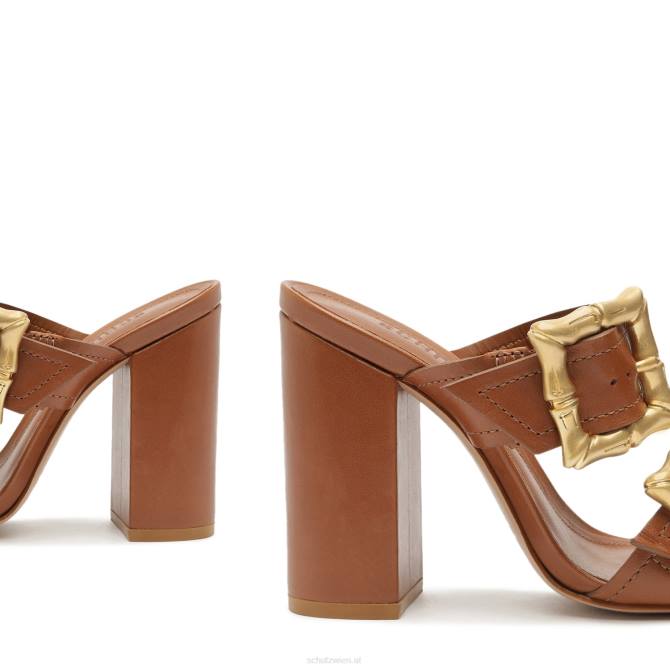 bei Schutz Sandale aus Enola-Leder neues Holz D60T51