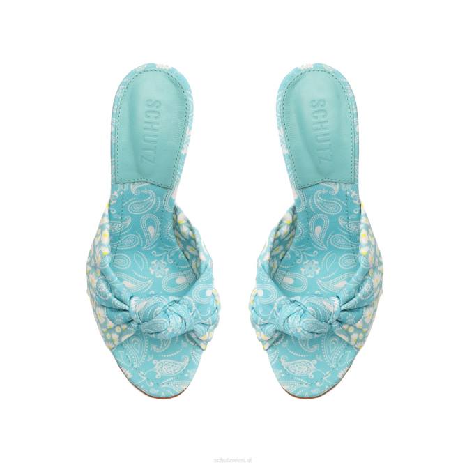 bei Schutz Sandale aus Lenie-Stoff Flusswasser D60T364