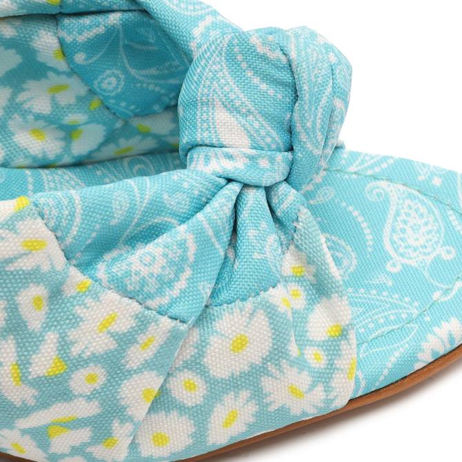 bei Schutz Sandale aus Lenie-Stoff Flusswasser D60T364