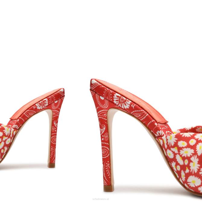 bei Schutz Sandale aus Lenie-Stoff Koralle D60T363