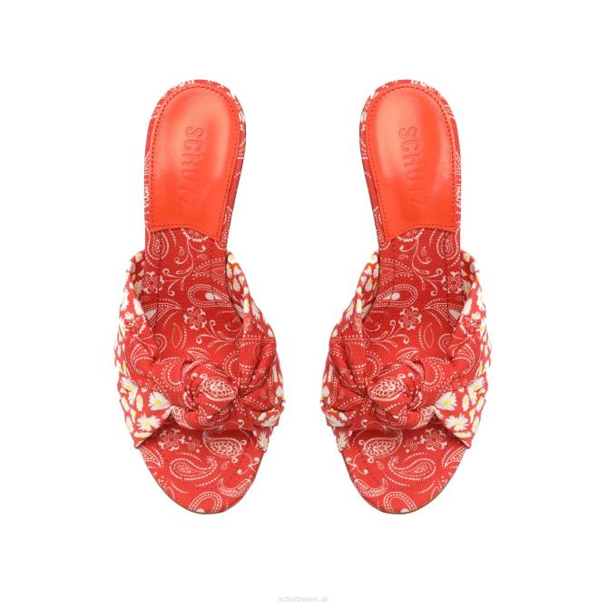 bei Schutz Sandale aus Lenie-Stoff Koralle D60T363