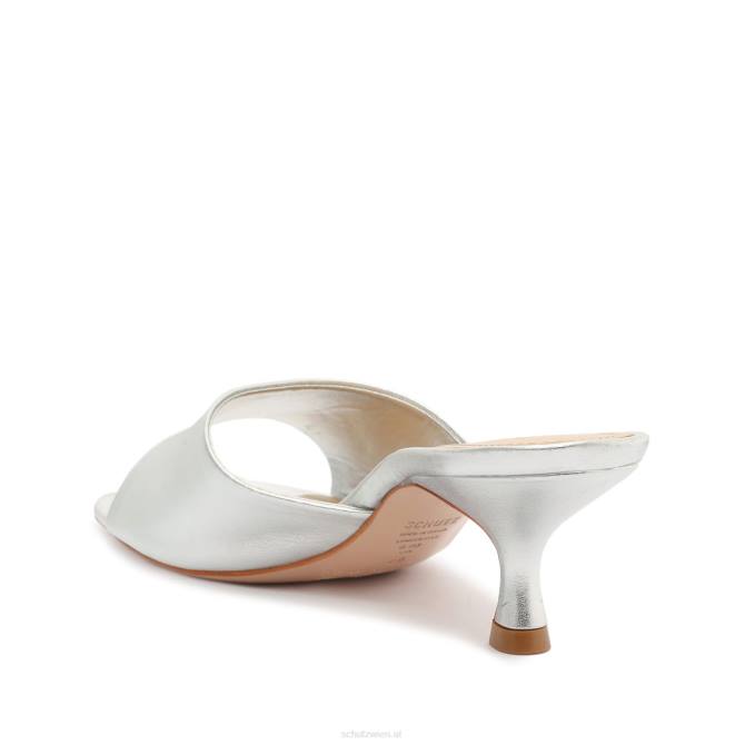 bei Schutz Sandale aus Metallic-Leder von Dethalia Silber D60T271