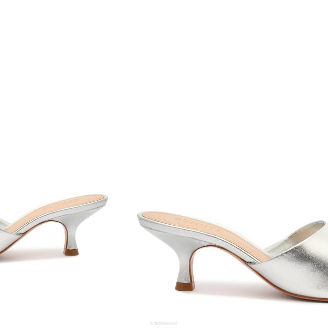 bei Schutz Sandale aus Metallic-Leder von Dethalia Silber D60T271