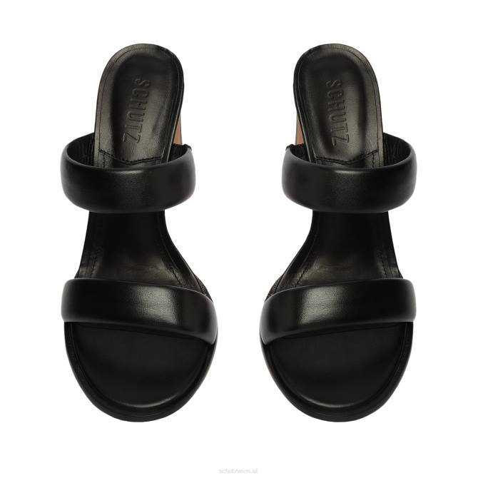 bei Schutz Sandale aus Mully-Nappaleder Schwarz D60T198