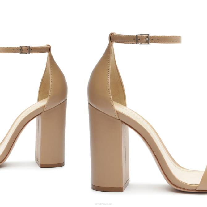 bei Schutz Sandale aus Nappaleder von Cadey Lee echtes Beige D60T48