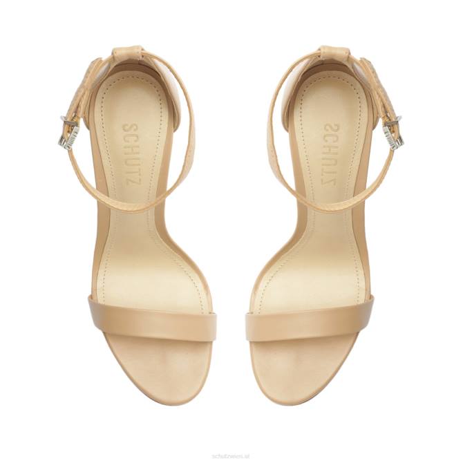 bei Schutz Sandale aus Nappaleder von Cadey Lee echtes Beige D60T48