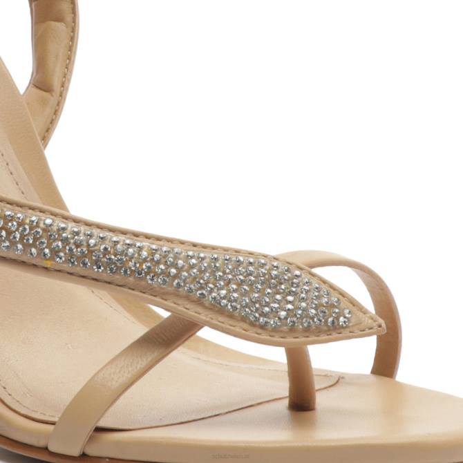 bei Schutz Sandale aus Nappaleder von Courtney Crystal Gold D60T339