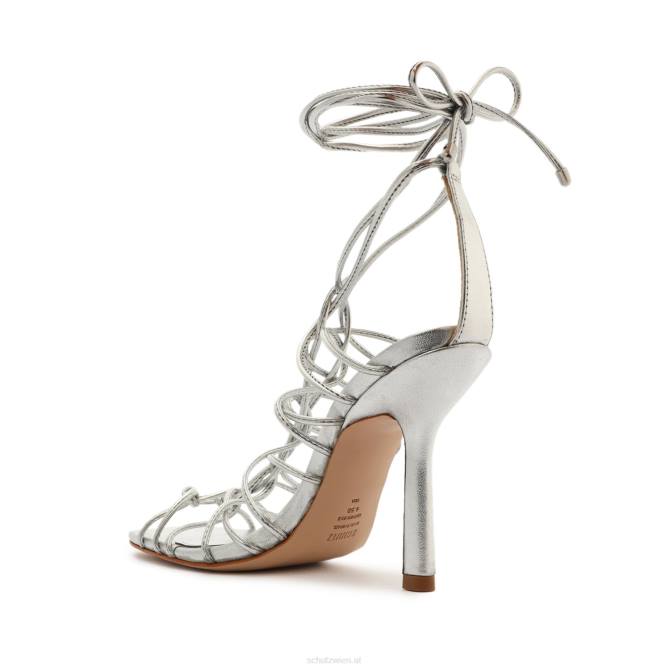 bei Schutz Sandale aus Nappaleder von Heyde Silber D60T385