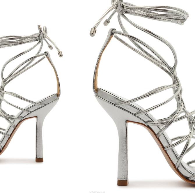 bei Schutz Sandale aus Nappaleder von Heyde Silber D60T385