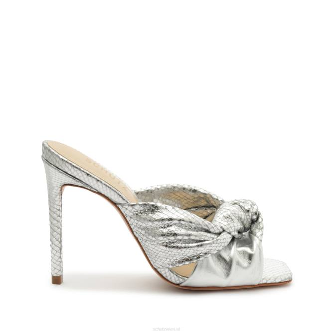 bei Schutz Sandale aus Nappaleder von Mindy Silber D60T240