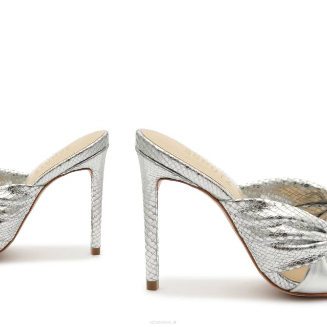 bei Schutz Sandale aus Nappaleder von Mindy Silber D60T240