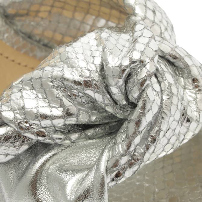 bei Schutz Sandale aus Nappaleder von Mindy Silber D60T240