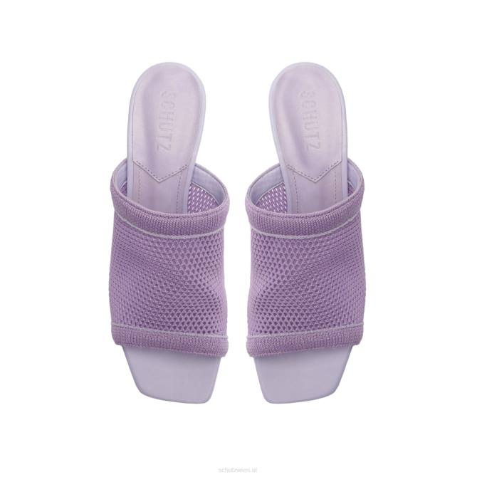 bei Schutz Sinara-Stricksandale rauchige Traube D60T398