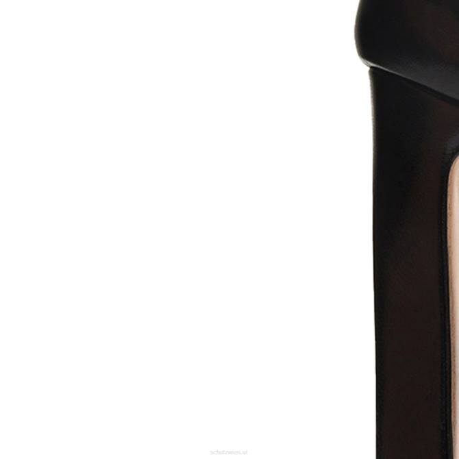 bei Schutz Suzy Lee Plateausandale aus Nappaleder Schwarz D60T146