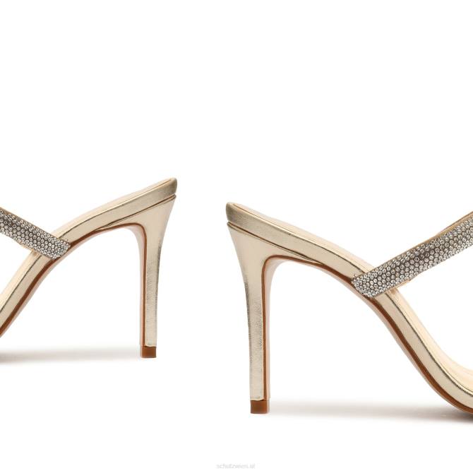 bei Schutz Taliah-Sandale mit Kristall-Strasssteinen Platin D60T365