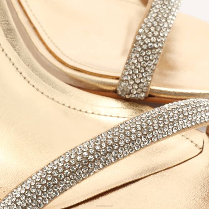 bei Schutz Taliah-Sandale mit Kristall-Strasssteinen Platin D60T365