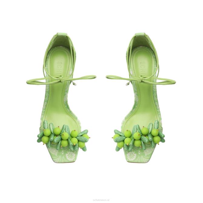 bei Schutz Tasha Stoffsandale lindgrün D60T367