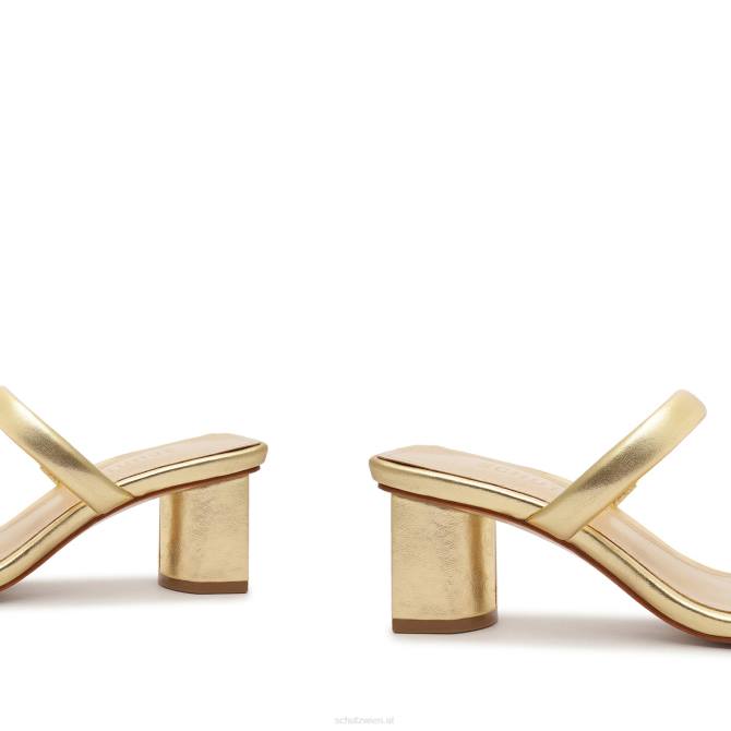 bei Schutz Ully Lo Metallic-Ledersandale Gold D60T31