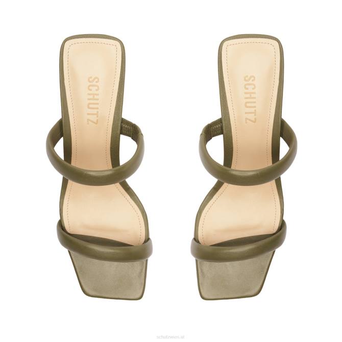 bei Schutz Ully Lo Sandale aus Nappaleder Militärgrün D60T28