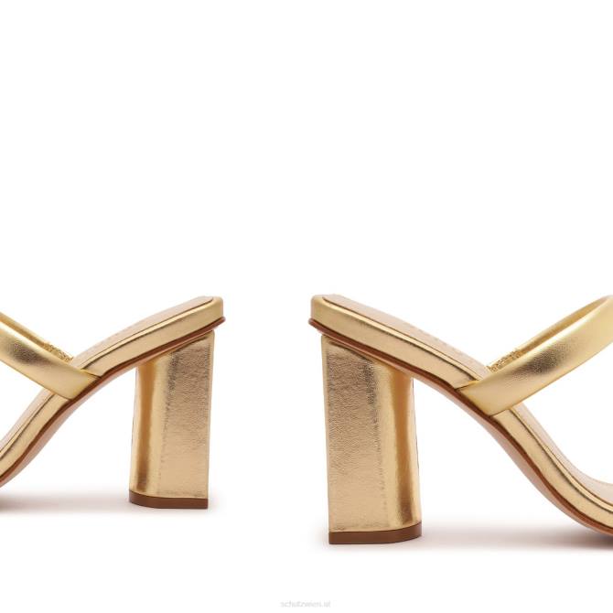 bei Schutz Ully-Sandale aus Metallic-Leder Gold D60T25
