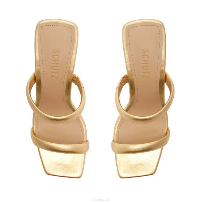 bei Schutz Ully-Sandale aus Metallic-Leder Gold D60T25