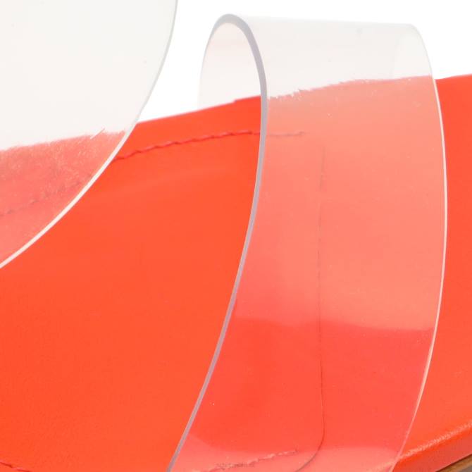 bei Schutz Victorie-Sandale mit hohem Block helle Mandarine D60T121