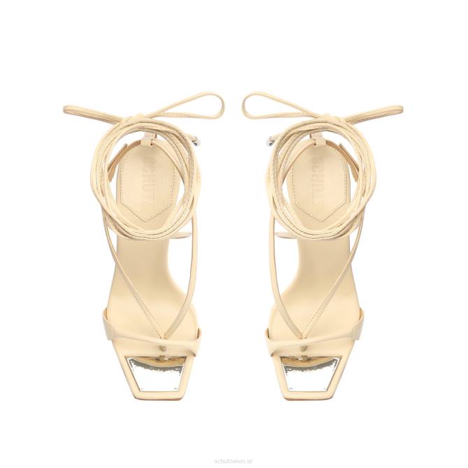 bei Schutz Vikki-Ledersandale Eierschale D60T329