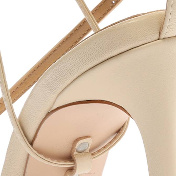 bei Schutz Vikki-Ledersandale Eierschale D60T329