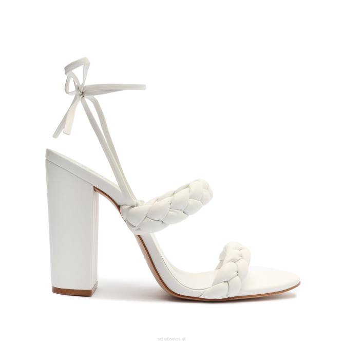 bei Schutz Zarda-Sandale mit hohem Block Weiss D60T124