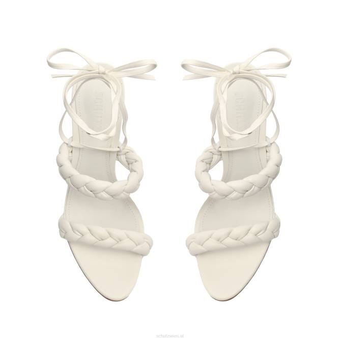 bei Schutz Zarda-Sandale mit hohem Block Weiss D60T124