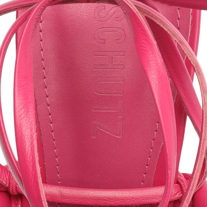 bei Schutz Zarda-Sandale mit hohem Block heißes Rosa D60T135